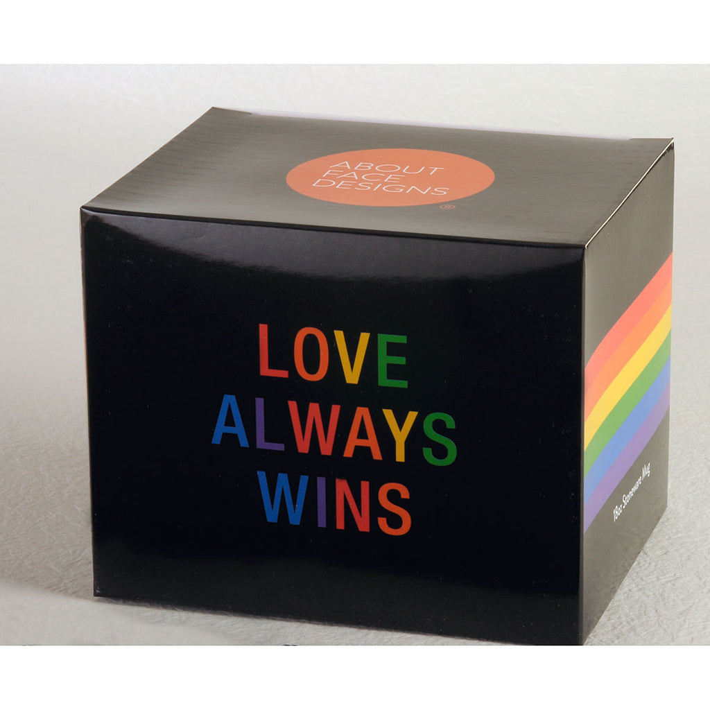 Love always wins Stoneware Coffee Mug