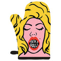 You're A Doll! oven mitt by Twisted Wares