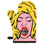 You're A Doll! oven mitt by Twisted Wares
