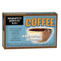 Coffee themed Magnetic Poetry kit