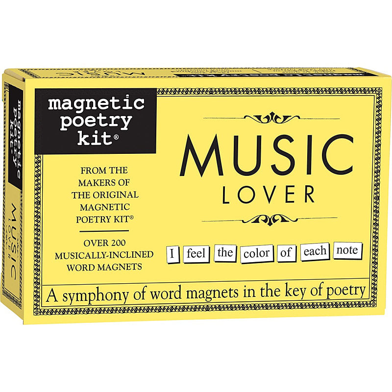 Music themed Magnetic Poetry kit