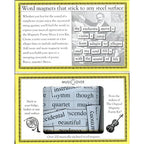 Music themed Magnetic Poetry kit