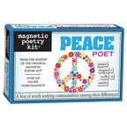 Peace Poet themed Magnetic Poetry kit