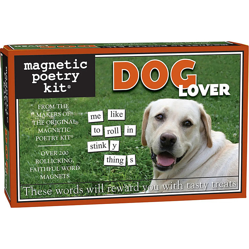Dog Lover themed Magnetic Poetry kit