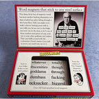 Obscenities themed Magnetic Poetry kit