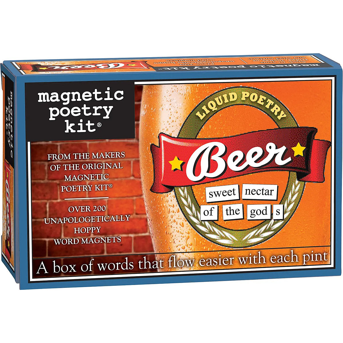 Beer themed Magnetic Poetry kit