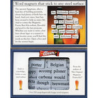 Beer themed Magnetic Poetry kit