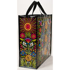 Flower Fest Blue Q Shopper- Reusable Shopping Bags