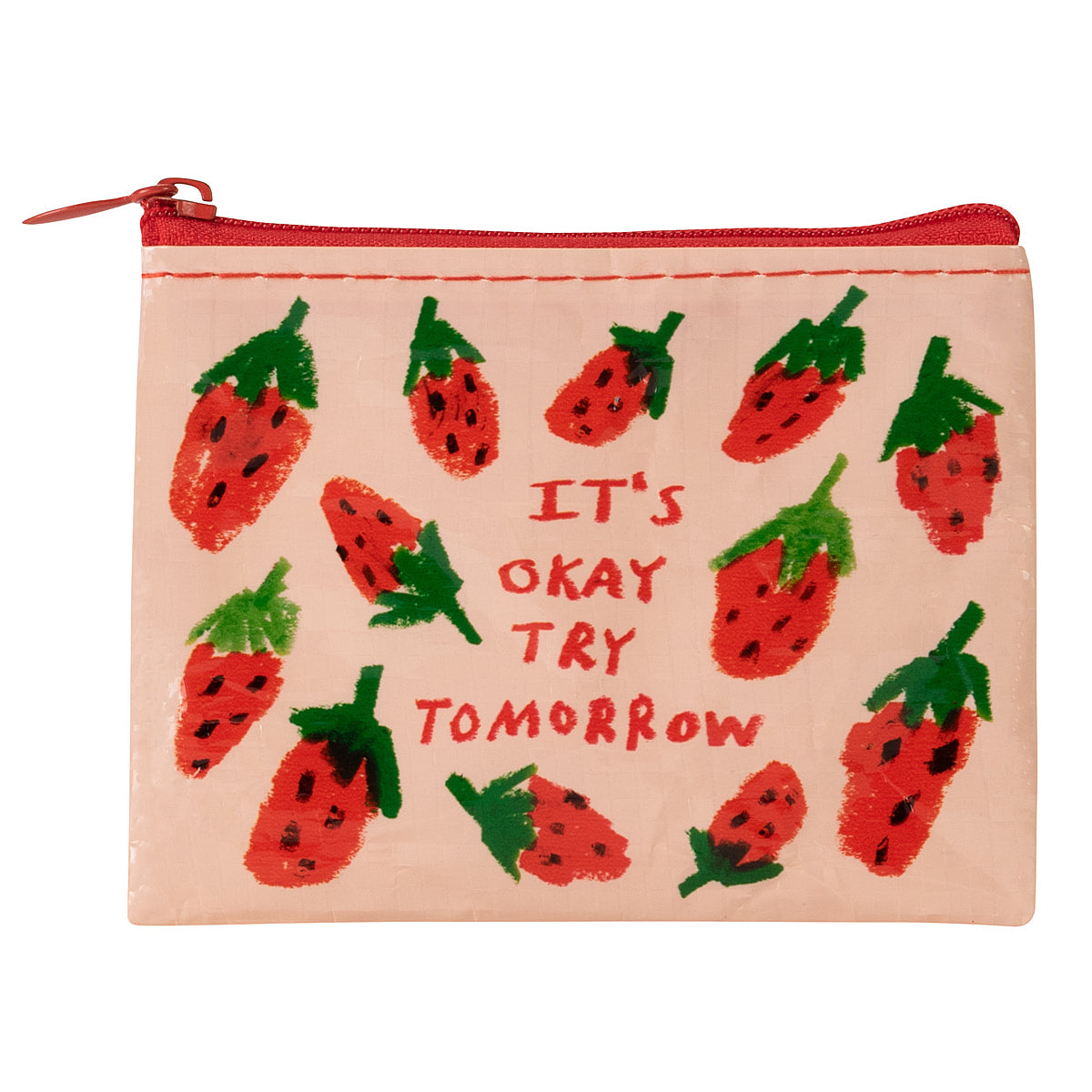 It's OK.  Try tomorrow.  Eco, Recycled Coin Purse - Blue Q