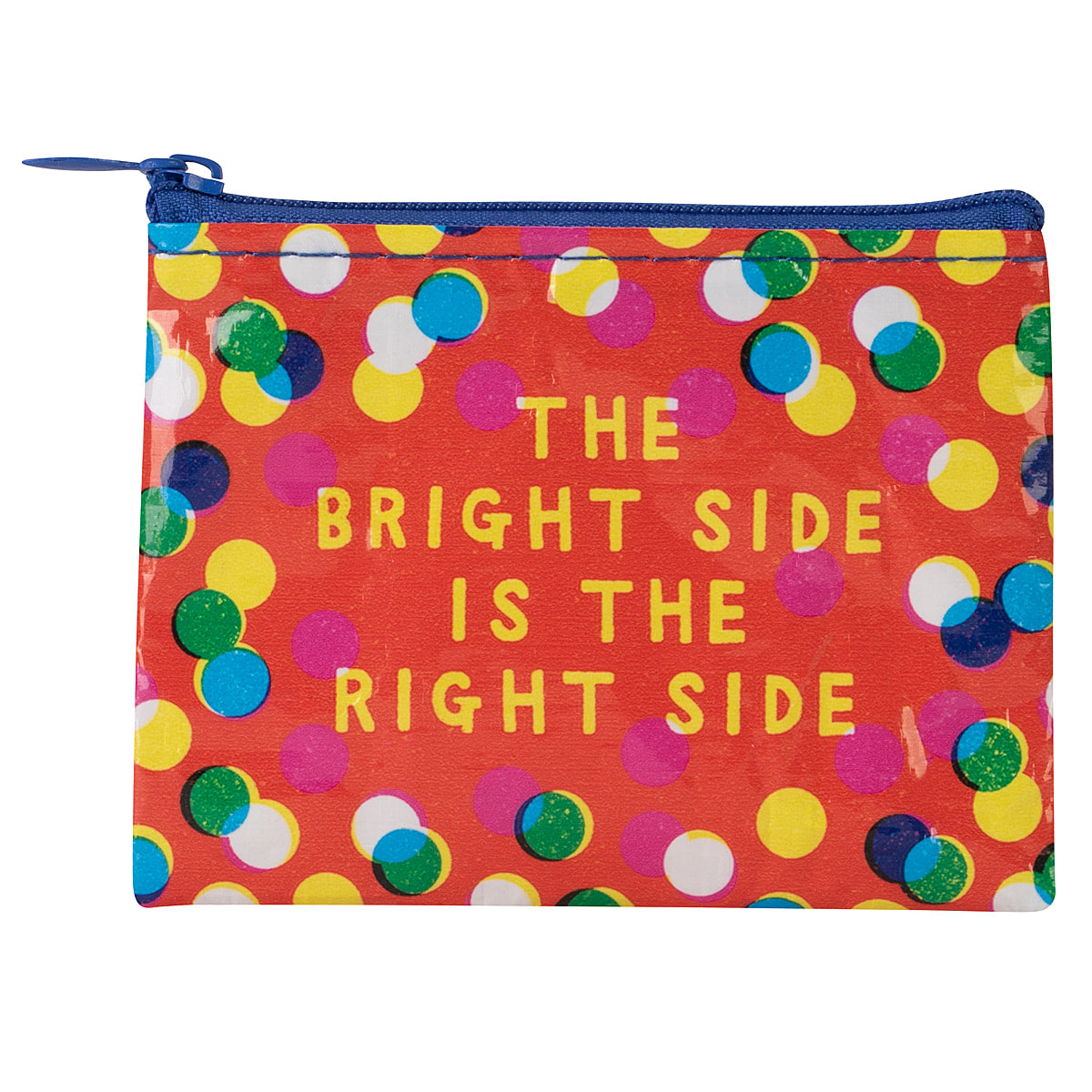 Bright Side is the Right Side Recycled Coin Purse by Blue Q