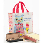 I can work with this - Blue Q Handy Tote   10x8.5x4.5   Reusable Lunch Bag
