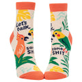 Let's talk some SHIT - Blue Q Women's Ankle Sock