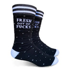 Fresh Out of Fucks - MEN's Crew Sock - BB