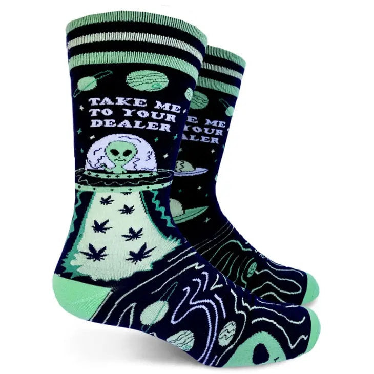 Take me to your dealer- MEN's Crew Sock - BB