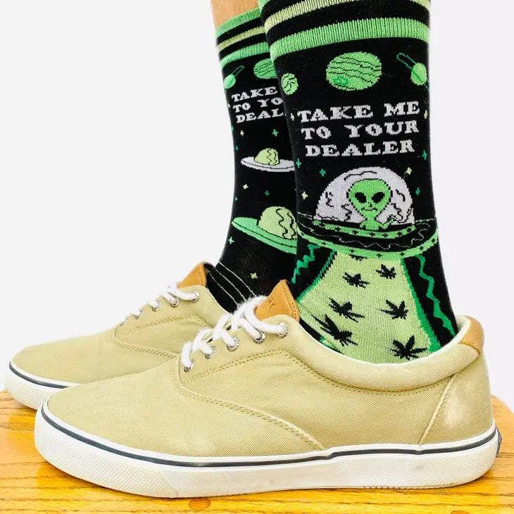 Take me to your dealer- MEN's Crew Sock - BB