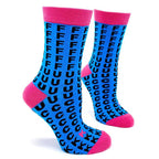 FFFFUUUUCCCCKK - Women's Combed Cotton Crew Socks