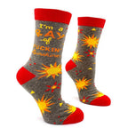 I'm a ray of fuckin' Sunshine - Women's Combed Cotton Crew Socks