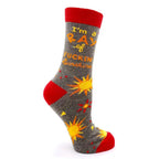 I'm a ray of fuckin' Sunshine - Women's Combed Cotton Crew Socks
