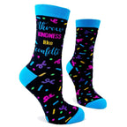 Throw Kindness Like Confetti - Women's Combed Cotton Crew Socks