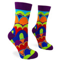 Bright and Beautiful Women's Combed Cotton Crew Socks