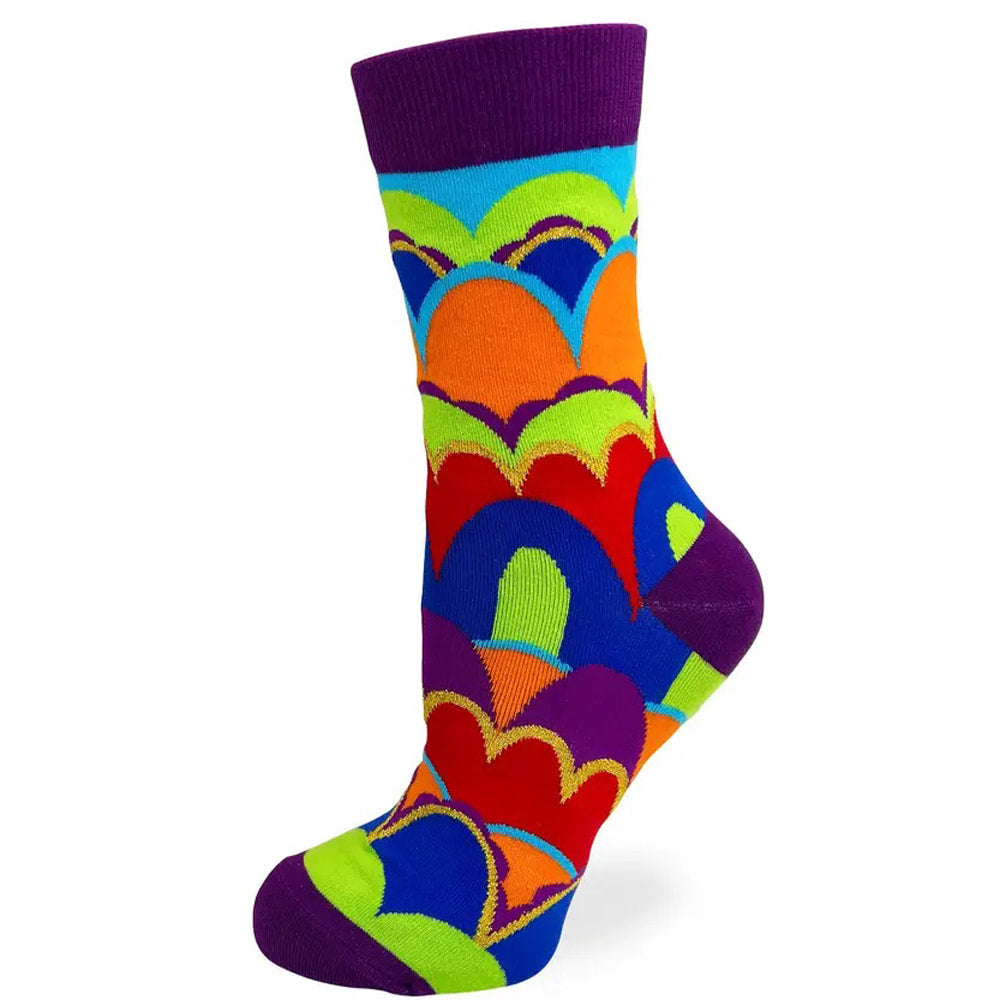Bright and Beautiful Women's Combed Cotton Crew Socks