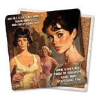 Sugar Spice Wine Fine Limestone Coaster by Tipsy