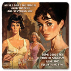 Sugar Spice Wine Fine Limestone Coaster by Tipsy