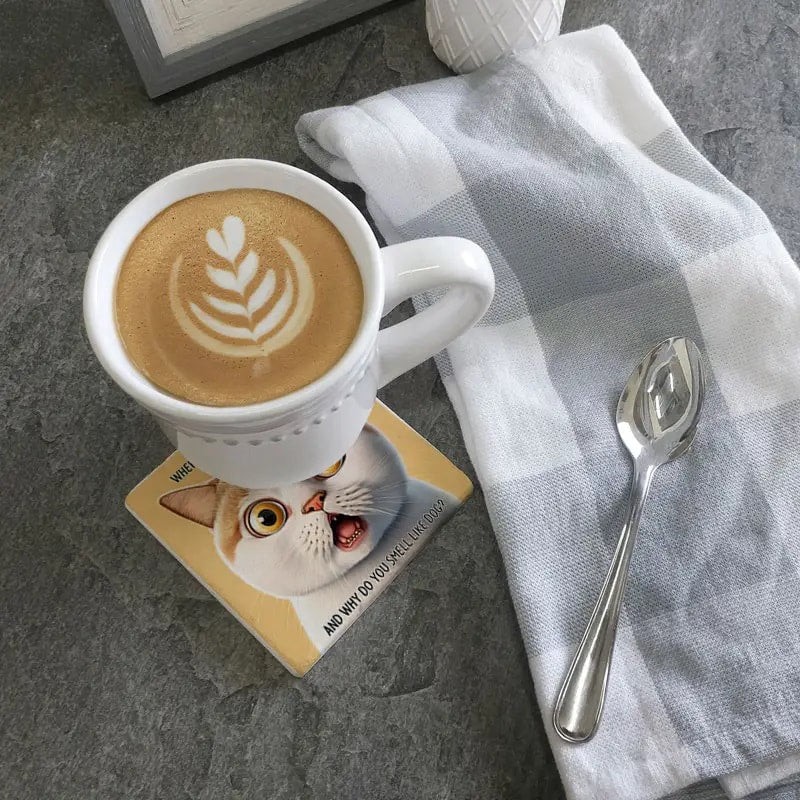 Where did you go Limestone Coaster by Tipsy