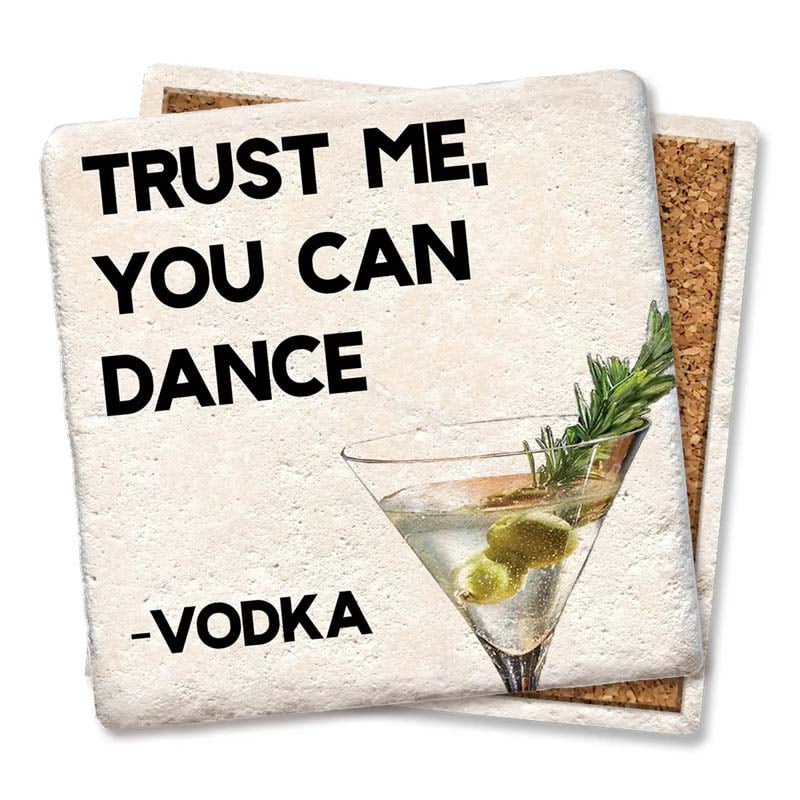 You can Dance Vodka Limestone Coaster by Tipsy