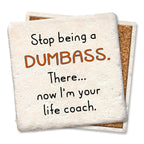 Life Coach Limestone Coaster by Tipsy
