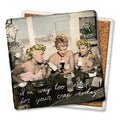 Way too sober Limestone Coaster by Tipsy