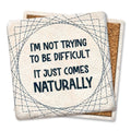 Difficult Limestone Coaster by Tipsy