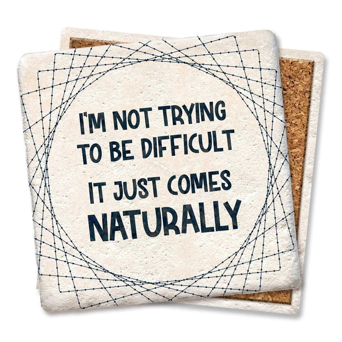 Difficult Limestone Coaster by Tipsy