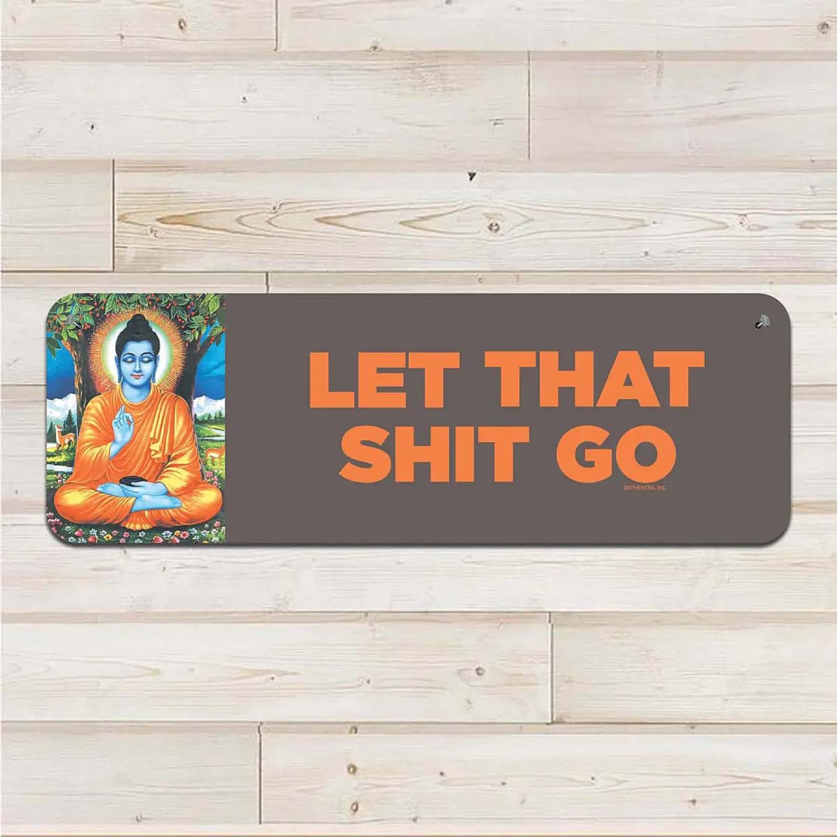 Let that shit go - Aluminum Wall Sign Art - AA