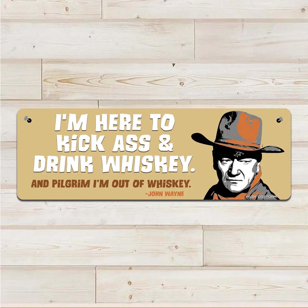 Pilgrim - Aluminum Wall Sign Art - AA