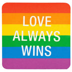 Pride collection of 4 different lgbtq coasters