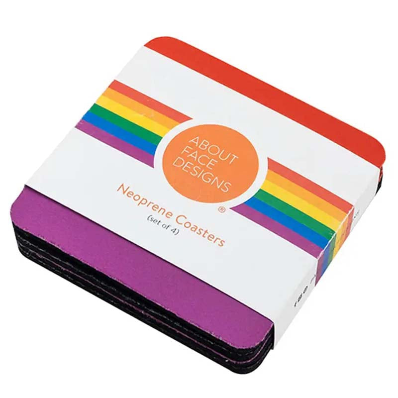 Pride collection of 4 different lgbtq coasters