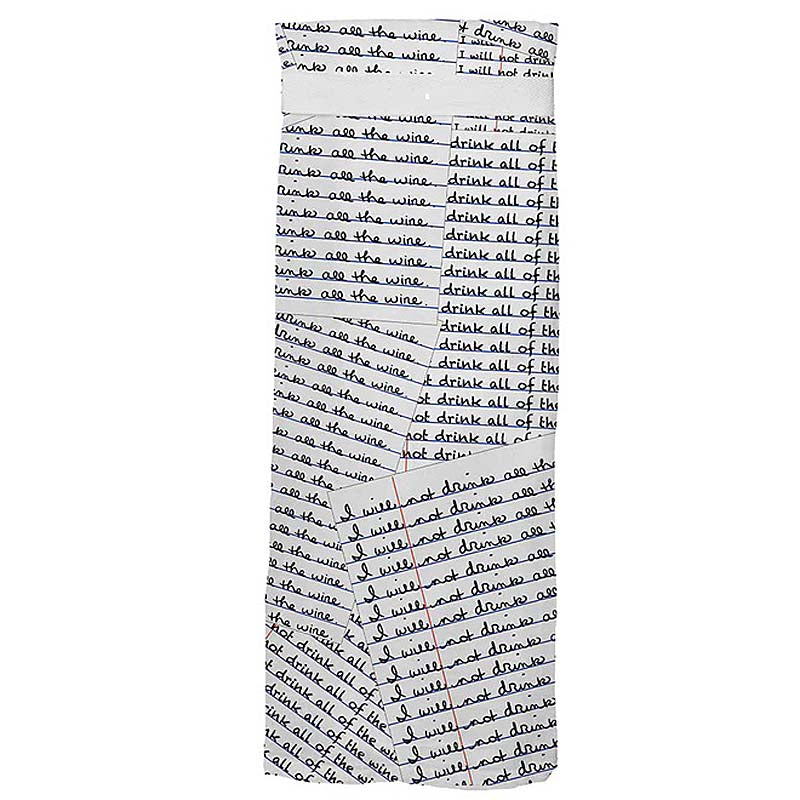 Will not Drink all the wine - Hang Tight Cotton Towel with pull through loop - by Twisted Wares