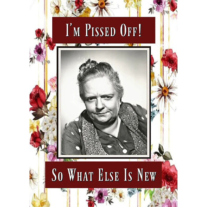 Pissed Off! Refrigerator Magnet by Umlaut Brooklyn