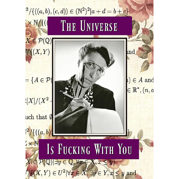 The Universe Refrigerator Magnet by Umlaut Brooklyn