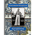 Women Get It Right - 4.25 x 5.5 lined notebook by Umlaut Brooklyn