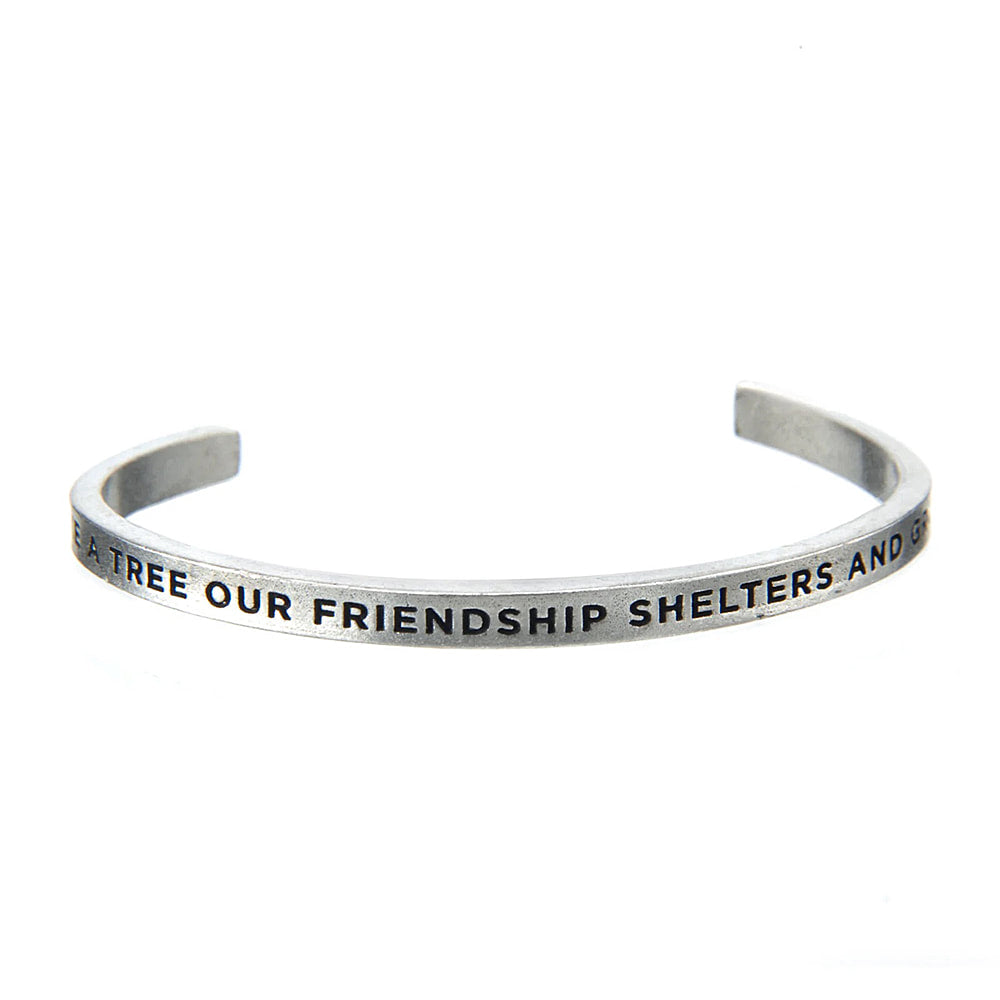 Like a Tree lead-free pewter adjustable cuff bracelets