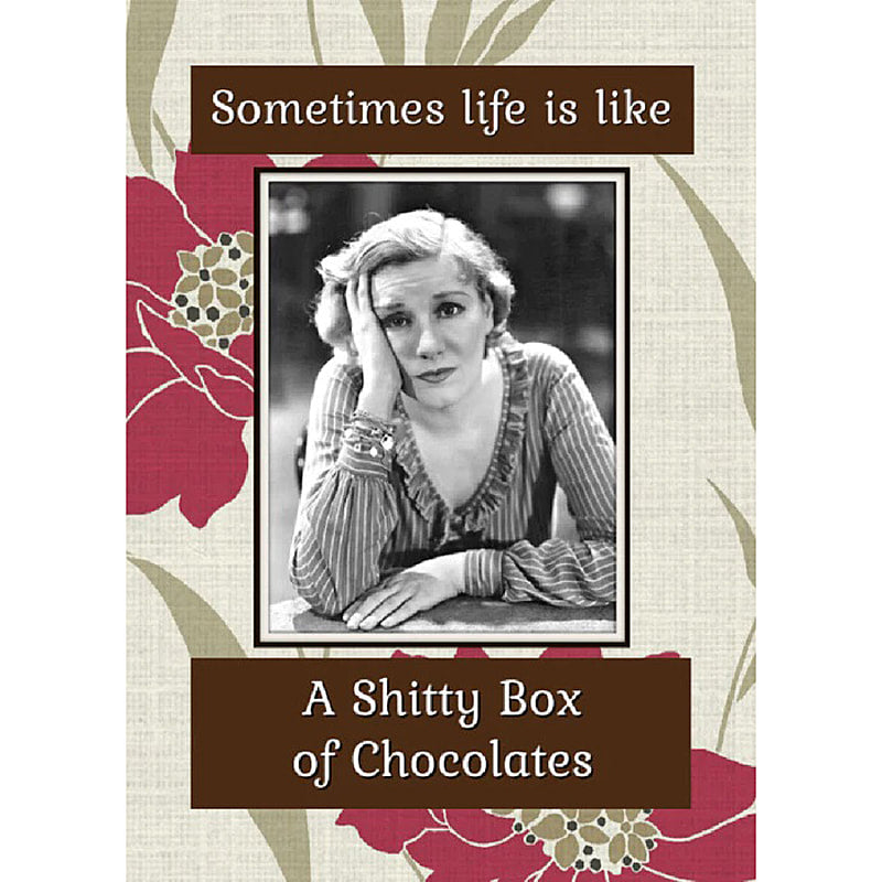 Shitty Box of Chocolates Refrigerator Magnet by Umlaut Brooklyn