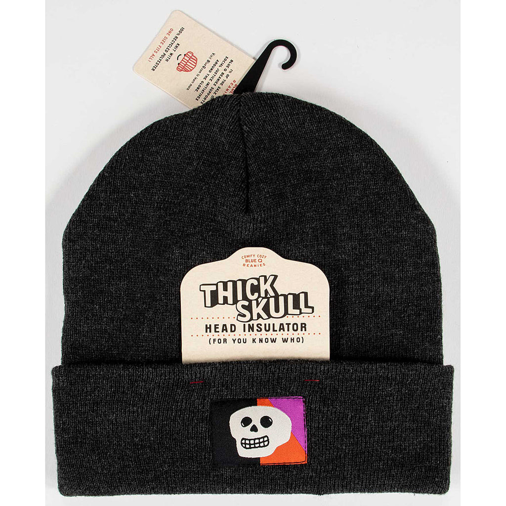 SALE: Thick Skull recycled beanie by Blue Q