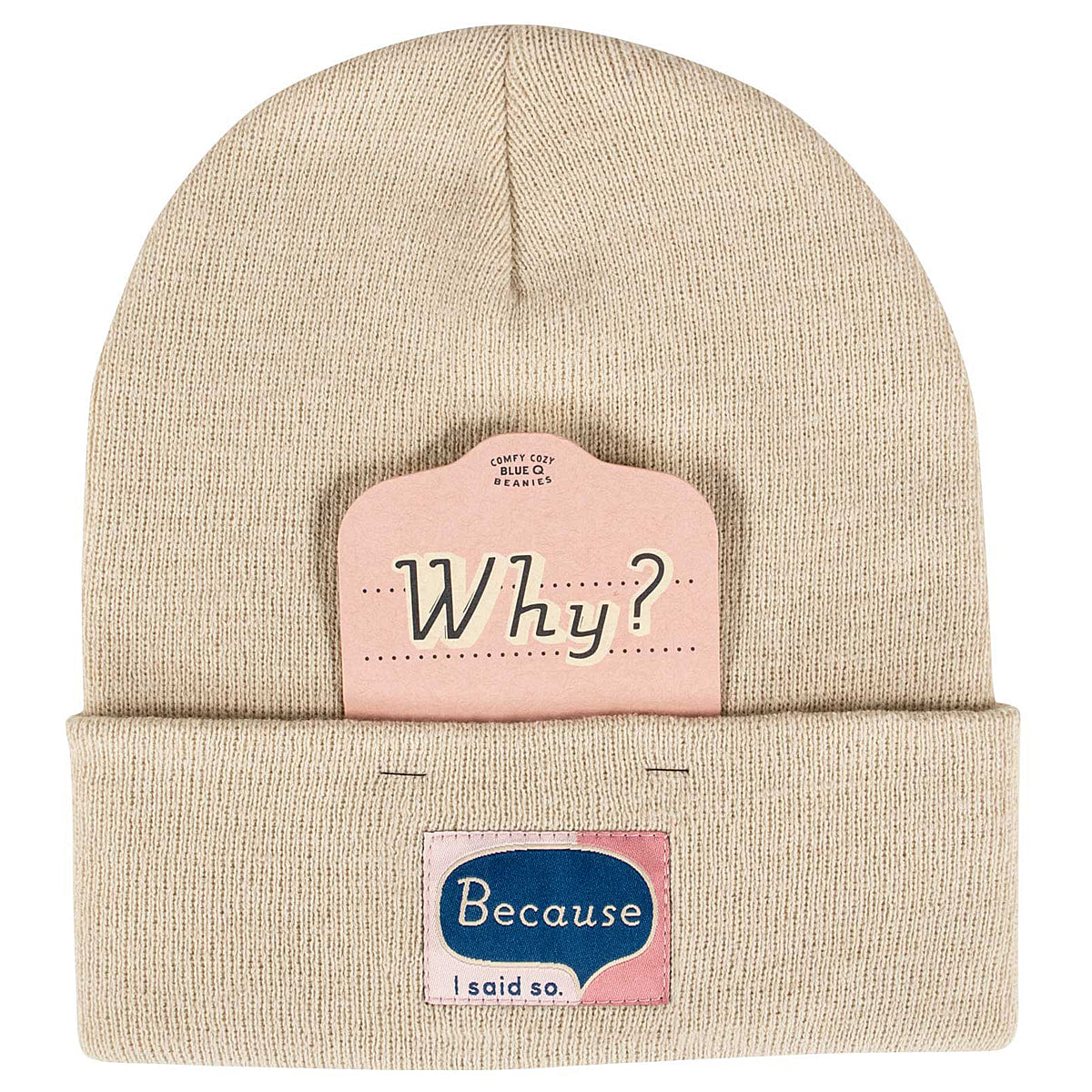 SALE:  Because I said So recycled beanie by Blue Q