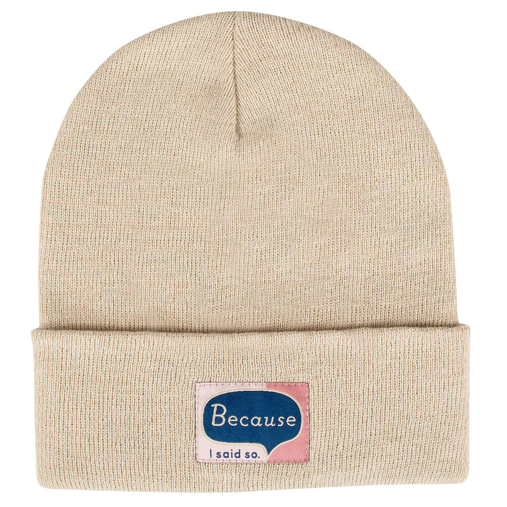 SALE:  Because I said So recycled beanie by Blue Q