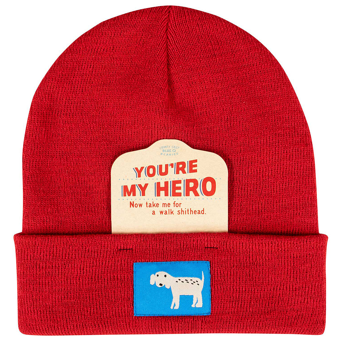 SALE: Hero recycled beanie by Blue Q
