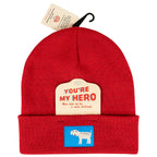 SALE: Hero recycled beanie by Blue Q