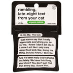 Rambling Text Organic Catnip by Blue Q