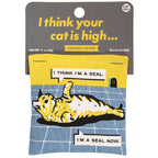 Your cat is High. Organic Catnip by Blue Q